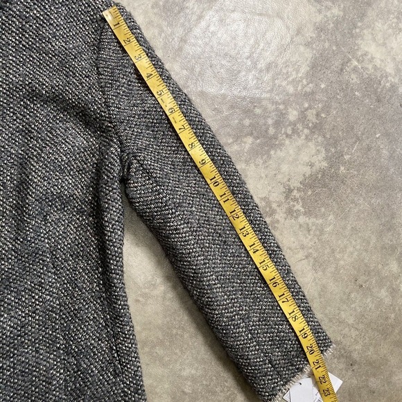 Liz‎ Claiborne Blazer Womens Sz Large Wool Blend Zip Closure Tweed - Picture 3 of 11